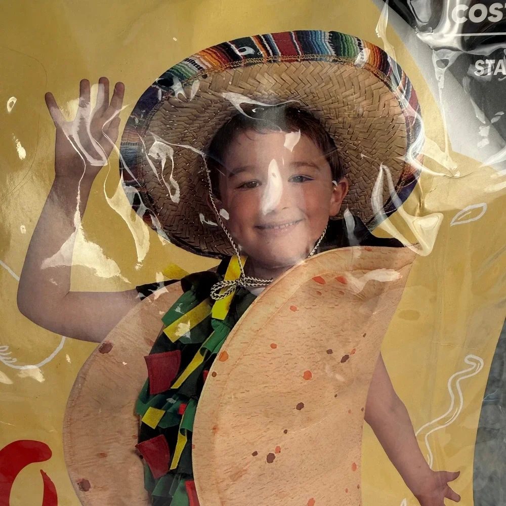 Spooktacular Creations Taco Costume Kids Standard Brown Food Halloween NEW